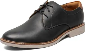 Мужские оксфорды Florsheim Herington с гладким носком, черный