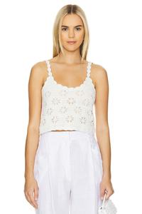 Фонтана топ Line & Dot, белый