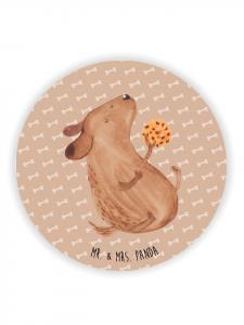 Круглое магнитное печенье для собак без лишних слов в разделе «Собачье счастье» Mr. & Mrs. Panda, Hundeglück