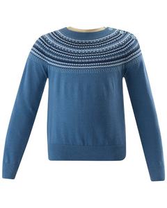 Свитер Rachel Riley в стиле фэр-айл, синий