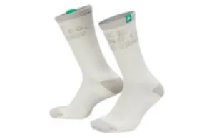 Носки унисекс Nike до середины икры, цвет 2 double packs (off-white)