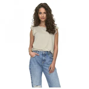 Футболка Only Augusta Sleeveless, бежевый