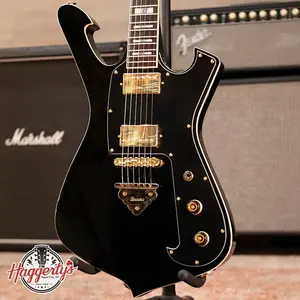 Электрогитара Ibanez FRM350BK Paul Gilbert Signature - черная, с чехлом