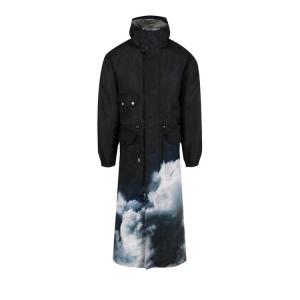 Парка Alexander McQueen Storm Sky Print Parka, Blue