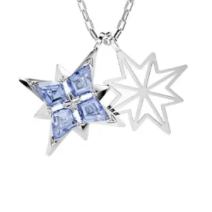 Колье на цепочке Symbolica со звездами Swarovski, синий