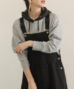 Худи с подкладкой из ворса, подобранной по цвету Pourvous, цвет Heather Gray X Black