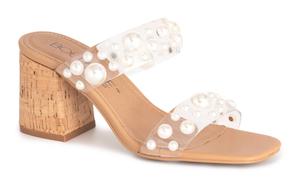Женские туфли на каблуках Divine с прозрачным жемчугом Corkys Footwear, цвет clear pearls