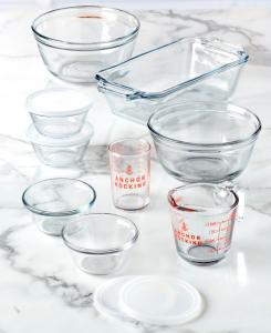 Набор для приготовления и выпечки из 13 предметов для духовки Anchor Hocking, Clear