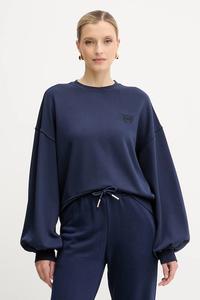 Хлопковая толстовка Pinko, темно-синий