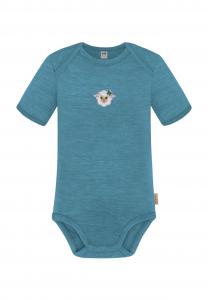 Боди Baby Merino с короткими рукавами «Тауранга» Normani, синий