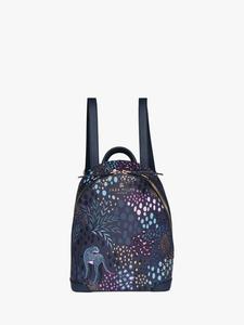 Мини-рюкзак из искусственной кожи Saffiano Sara Miller, Midnight Leopard