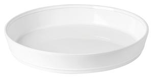 Тарелка для торта Costa Nova, 30x5 см, белый глянцевый