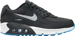 Кроссовки Air Max 90 GS 'Reflective Swoosh - Anthracite Industrial Blue', черный