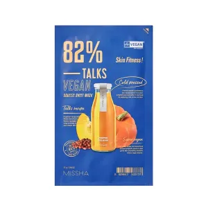 Разглаживающая маска для лица, 27 г Missha Talks vegan