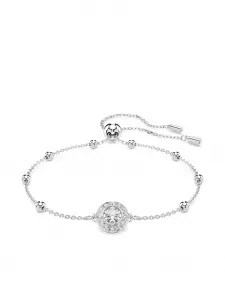 Браслет Una Angelic с кристаллами Swarovski, серебряный