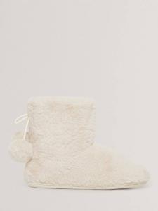 Круглые тапочки-угги Hamonda Ted Baker, Ivory