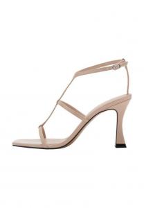 Сандалии STRAPPY Mango, цвет Nude