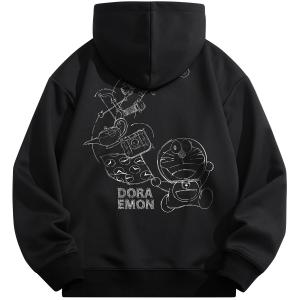 Толстовка унисекс Doraemon, Черный