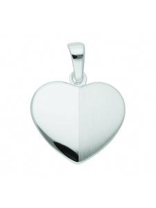 Adeliás Женский кулон в виде сердца из серебра 925 пробы