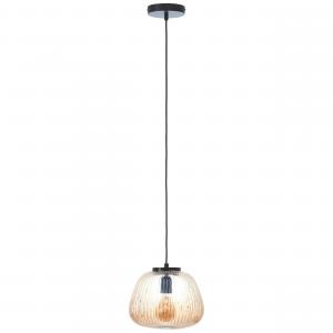 Яркий подвесной светильник E27 янтарного цвета IP20 Brilliant, янтарный