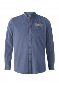 Вельветовая рубашка STORVEN JAN VANDERSTORM, темно-синий