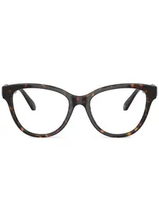 Очки в оправе 'кошачий глаз' Swarovski, коричневый
