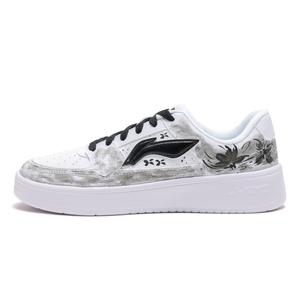 Женские легкие и дышащие низкие кроссовки для скейтбординга January 1 LINING, черный