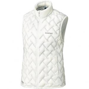 Пуховик Down Vest Women's Stand Collar Moderate MONTBELL, белый/wt