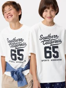 Хлопковая футболка AIRism с графикой Uniqlo, 01 off white