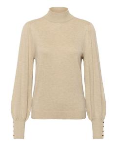 Kaffe Свитер в крапчатом бежевом цвете