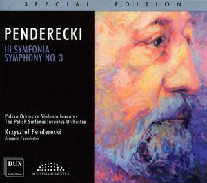 CD диск Penderecki / Polish Sinfonia Iuventus Orchestra: Symphony 3