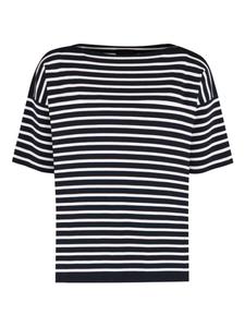 Полосатая футболка Roberto Collina, черный