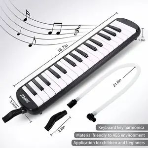 Мелодика на 32 клавиши - профессиональный клавишный духовой инструмент для студентов, детей и взрослых с сумкой для переноски OEM