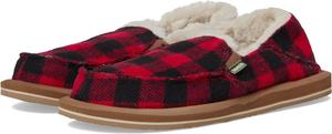 Лоферы Sanuk Women's Donna Buffalo Chill, Red
