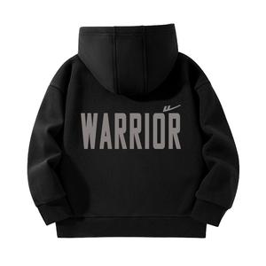 Толстовка с капюшоном утепленная Unisex WARRIOR, черный/h silicone huili белый k+h long серый english b
