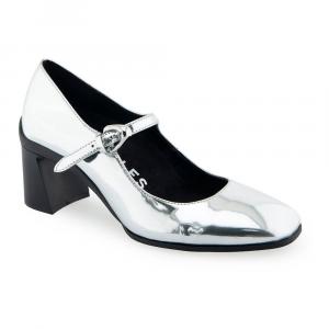 Аэрозоли Cali Женские туфли Mary Jane Heels Aerosoles, цвет Silver Mirror Metallic