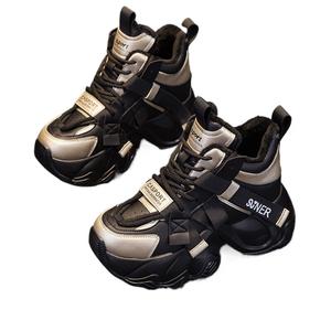 Кроссовки женские толстые низкие The Mystery Of Glamour, светло-фиолетовый