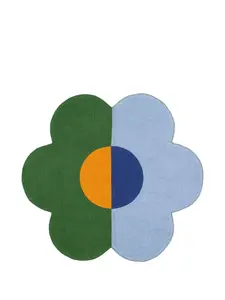 Набор из четырех льняных салфеток в технике пэчворк, 38,1 см, Misette, синий