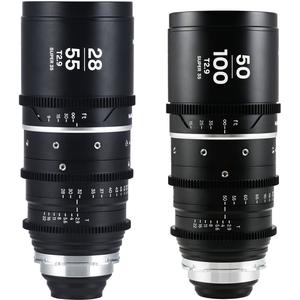 Комплект из двух анаморфотных зум-объективов Venus Optics Laowa Nanomorph S35 (ARRI PL, серебристый блик)