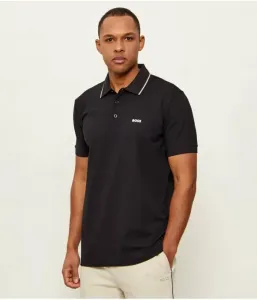 Поло PL_GOC Birdie Paule slim fit Boss Green, черный