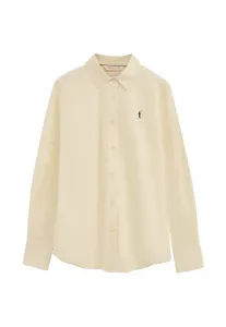 Блузка rigby go slim на пуговицах Polo Club, Pastel Yellow