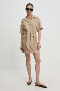 Платье Answear Lab, бежевый