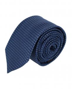 Мужской шелковый деловой галстук Baldwin Metallic Dash TRAFALGAR, Navy