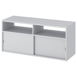 Тумба под телевизор IKEA, 97x32 см, серый