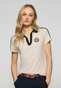 Рубашка поло SHORT SLEEVE V BUTTONLESS ABIGAIL Polo Club, бежевый