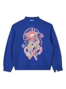 Толстовка с графичным принтом Billieblush, синий