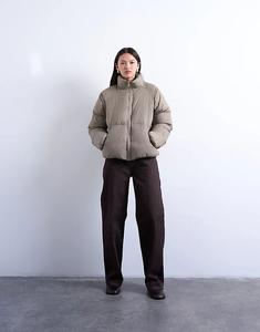 Куртка-бомбер Topshop цвета грибов