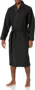 BOSS Мужской халат Waffle, Deep Melange Black