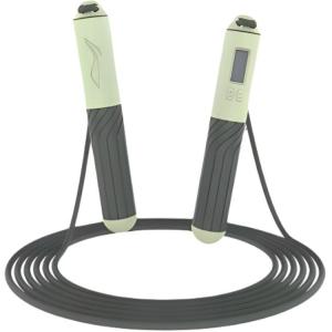 Скакалка материал троса pvc стальной трос, материал ручки abs силикон для взрослых примерно 2,8 м LINING, Green[Smart Counting/Slip-Resistant Durable]