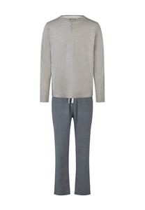 Пижамный комплект Phil & Co. Berlin SET LONG NECK WITH BUTTONS, Gray-Blue/Grey